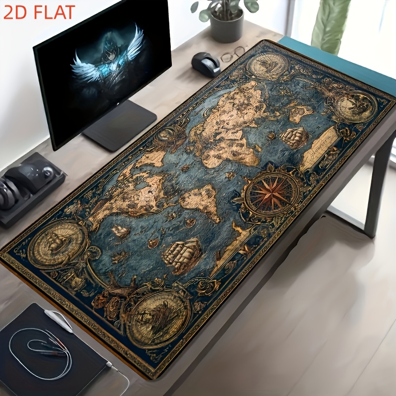 Mouse Gaming Retro - [Large Gaming Mouse Pad] 2D Flat