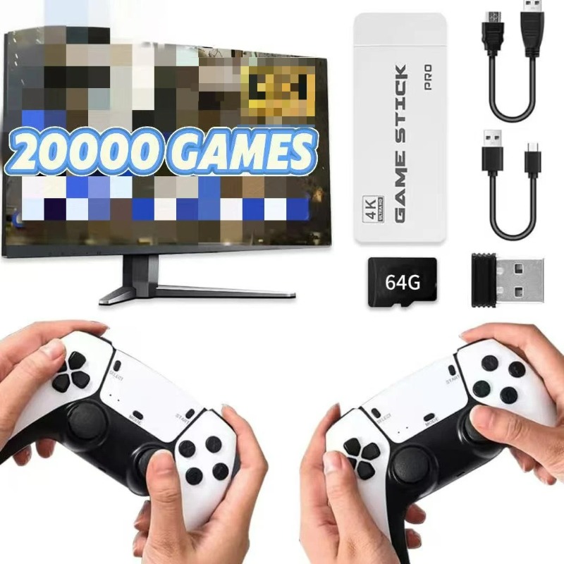 Retro Gaming Game Stick - Retro Video Game Console 4K TV