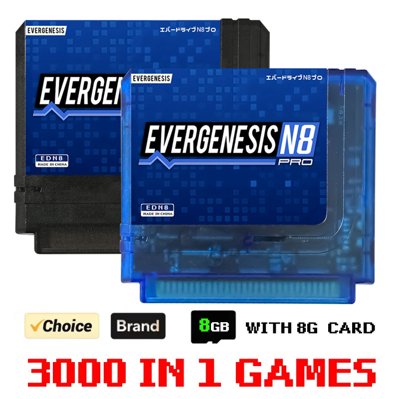 3000 in 1 Game Card ED N8 Pro  - Retro Gaming Station recension och pris