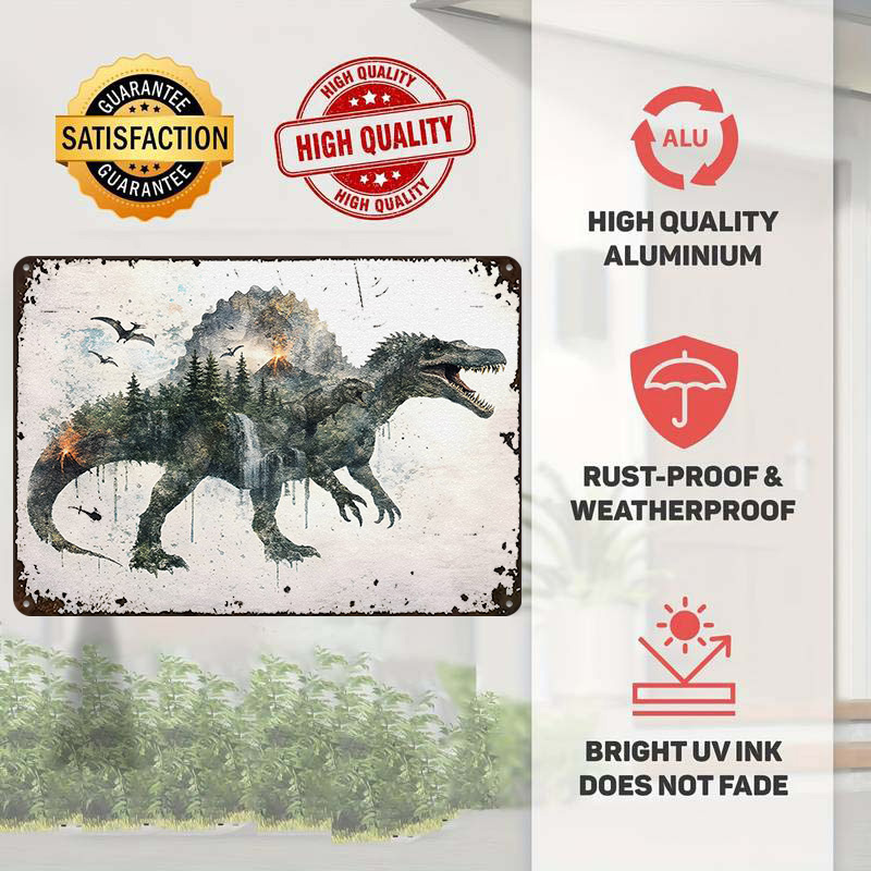 Spinosaurus Metal Poster Custo - Retro Poster Gaming recension och pris