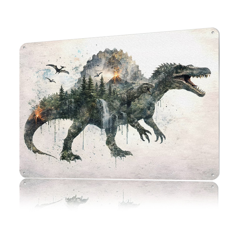 Spinosaurus Metal Poster Custo - Retro Poster Gaming recension och pris