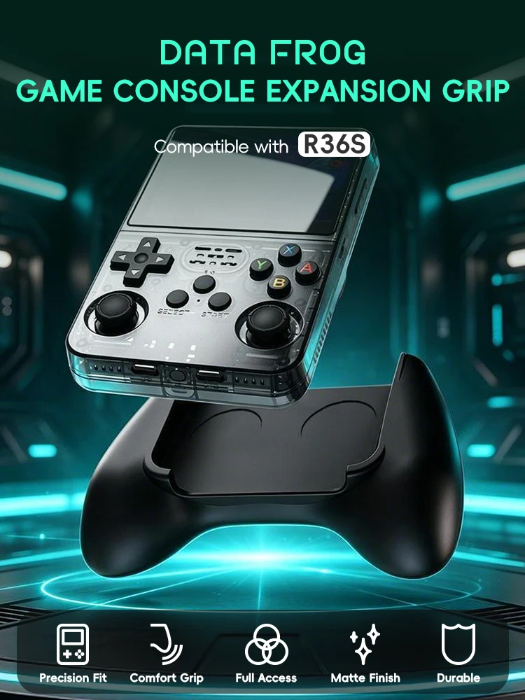 Data Frog R36S Game Grip Ergon - Retro Gaming Console recension och pris