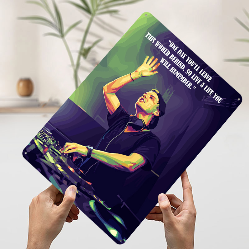 Avicii Quotes Printed Poster C - Retro Poster Gaming recension och pris