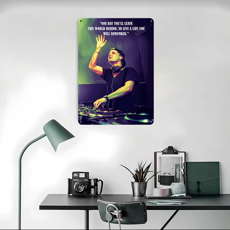 Avicii Quotes Printed Poster C - Retro Poster Gaming recension och pris