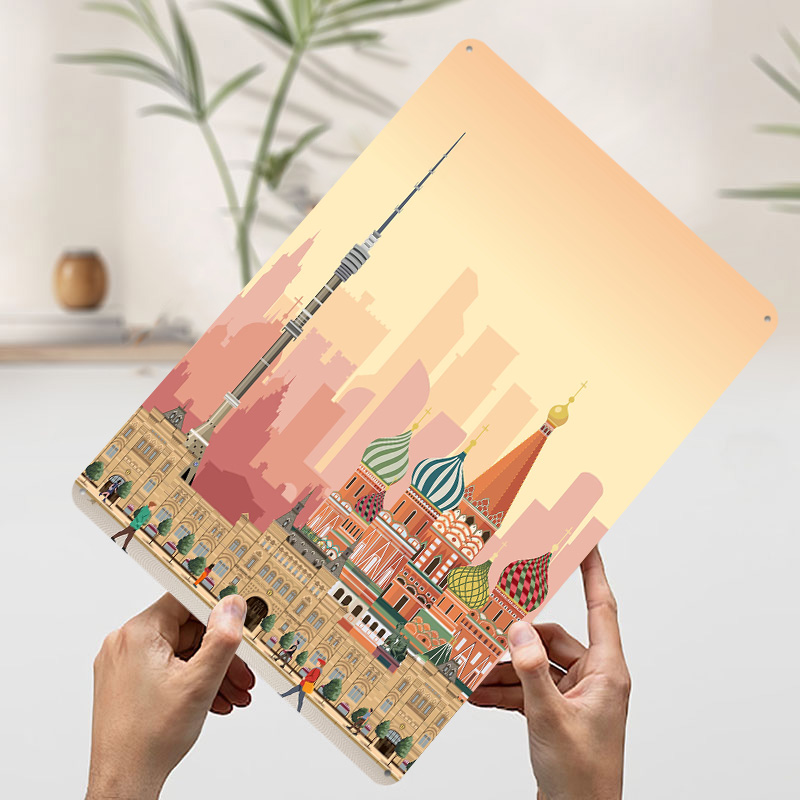 Moscow Travel Print Printed Po - Retro Poster Gaming recension och pris