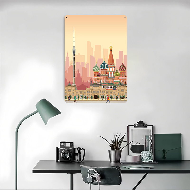 Moscow Travel Print Printed Po - Retro Poster Gaming recension och pris