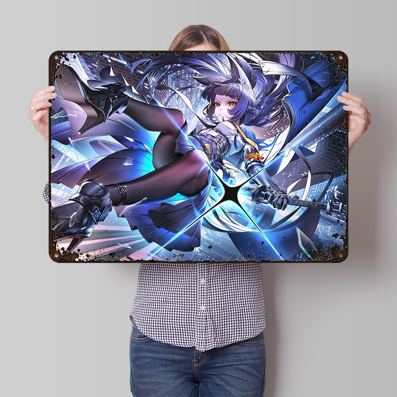 Hoshimi Miyabi Zenless Zone Ze - Retro Poster Gaming recension och pris