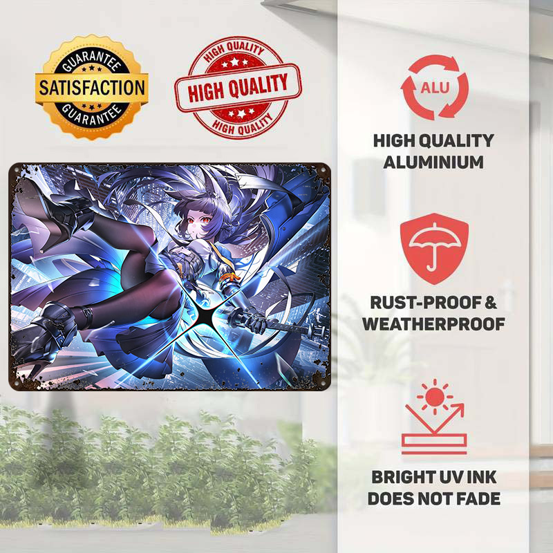 Hoshimi Miyabi Zenless Zone Ze - Retro Poster Gaming recension och pris