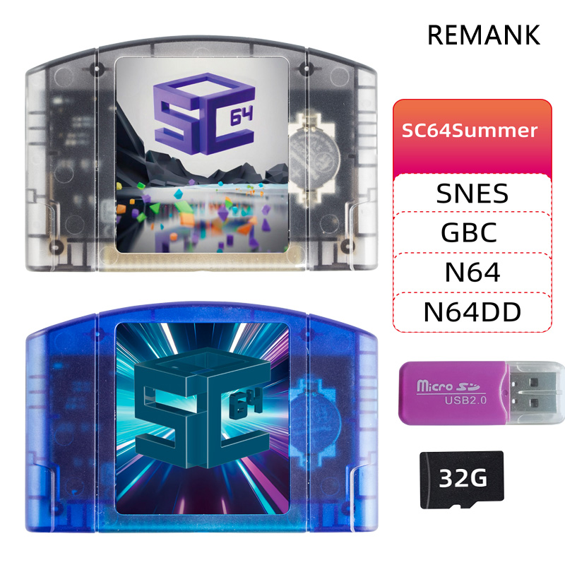 REMANK 5000-in1 SC64Summer SC6 - Retro Gaming N64 recension och pris