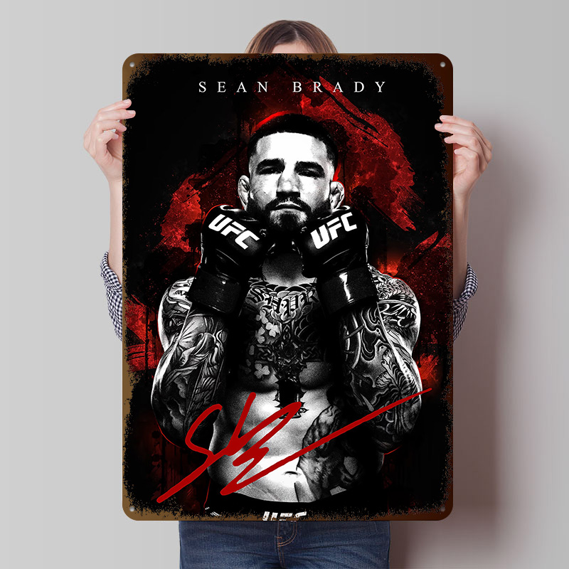 Sean Brady Fighter Portrait Ti - Retro Poster Gaming recension och pris