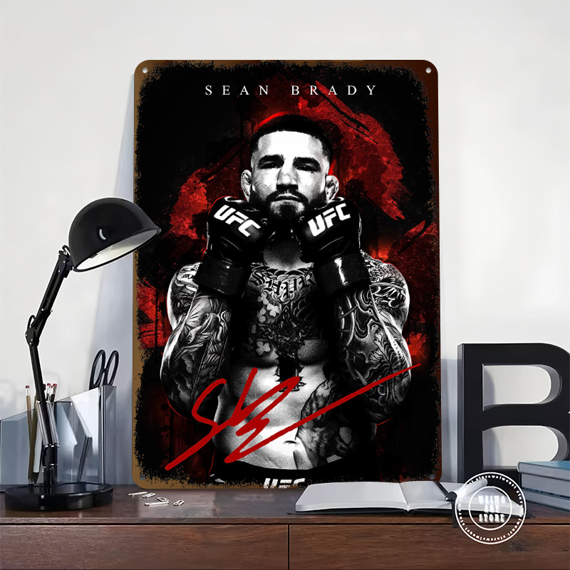 Sean Brady Fighter Portrait Ti - Retro Poster Gaming recension och pris