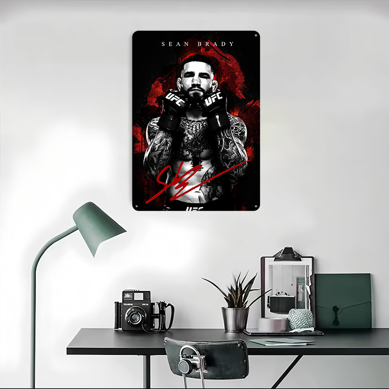 Sean Brady Fighter Portrait Ti - Retro Poster Gaming recension och pris