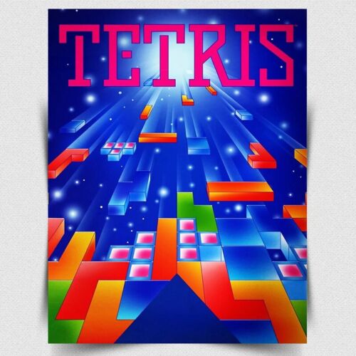 TETRIS METAL SIGN PLAQUE - Ret - Retro Poster Gaming recension och pris