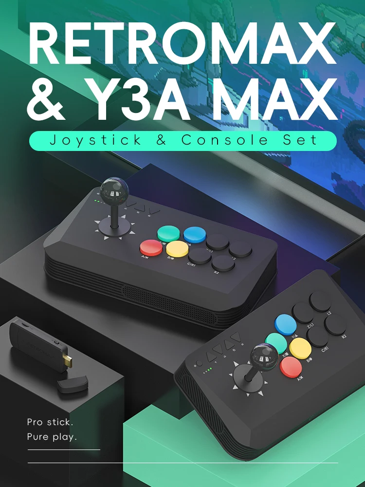 Wireless Y3A Max Arcade Stick  - Retro Gaming Game Stick recension och pris