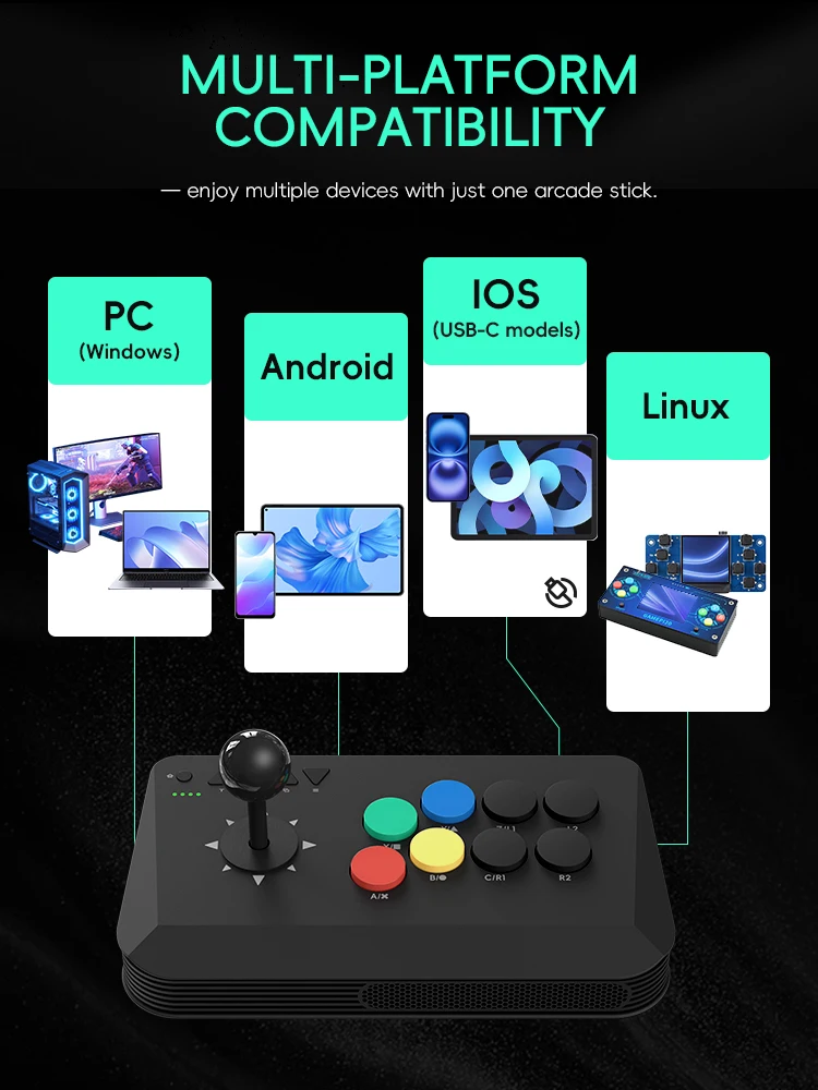 Wireless Y3A Max Arcade Stick  - Retro Gaming Game Stick recension och pris