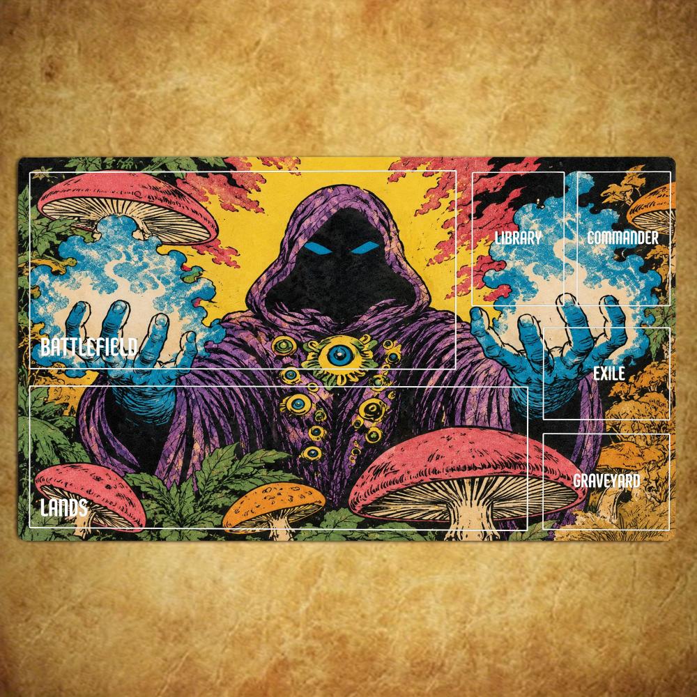 TCG Playmat Retro Mushroom Sor - Mouse Gaming Retro recension och pris