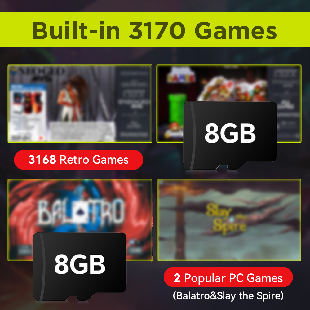 8GB Game TF Card with 3170 Ret - Retro Gaming Emulator Console recension och pris