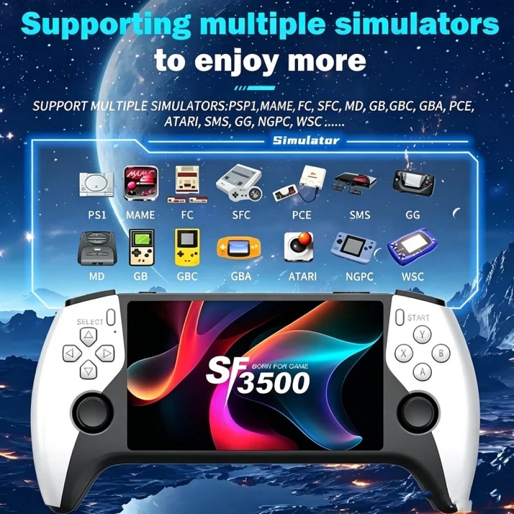 SF3500 5 inch Handheld Game Co - Retro Gaming Station recension och pris